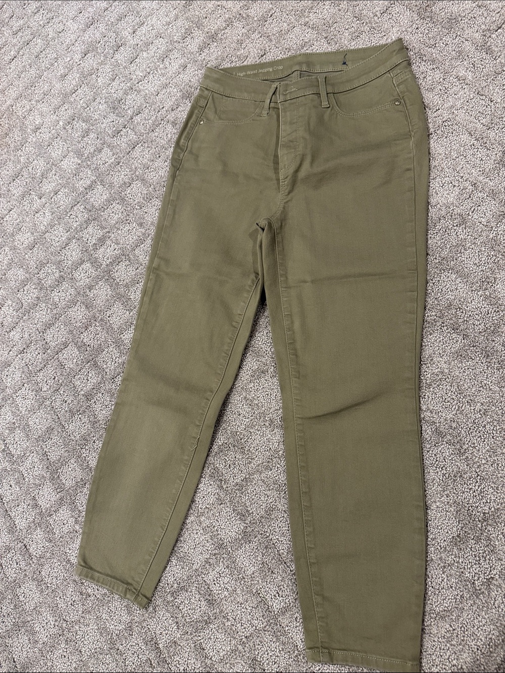 Talbots Olive Skinny High-Rise Jeans
